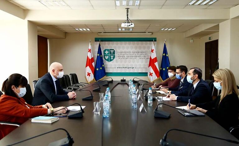 ზურაბ აზარაშვილი ჯანდაცვის მსოფლიო ორგანიზაციის საქართველოს წარმომადგენლობის ხელმძღვანელს შეხვდა
