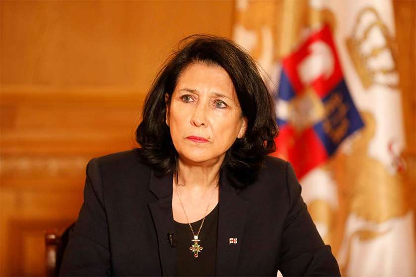 საქართველო და მისი დამოუკიდებლობა ხელშეუხებელია-სალომე ზურაბიშვილი