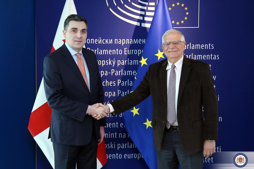 ილია დარჩიაშვილი ჯოზეფ ბორელს შეხვდა