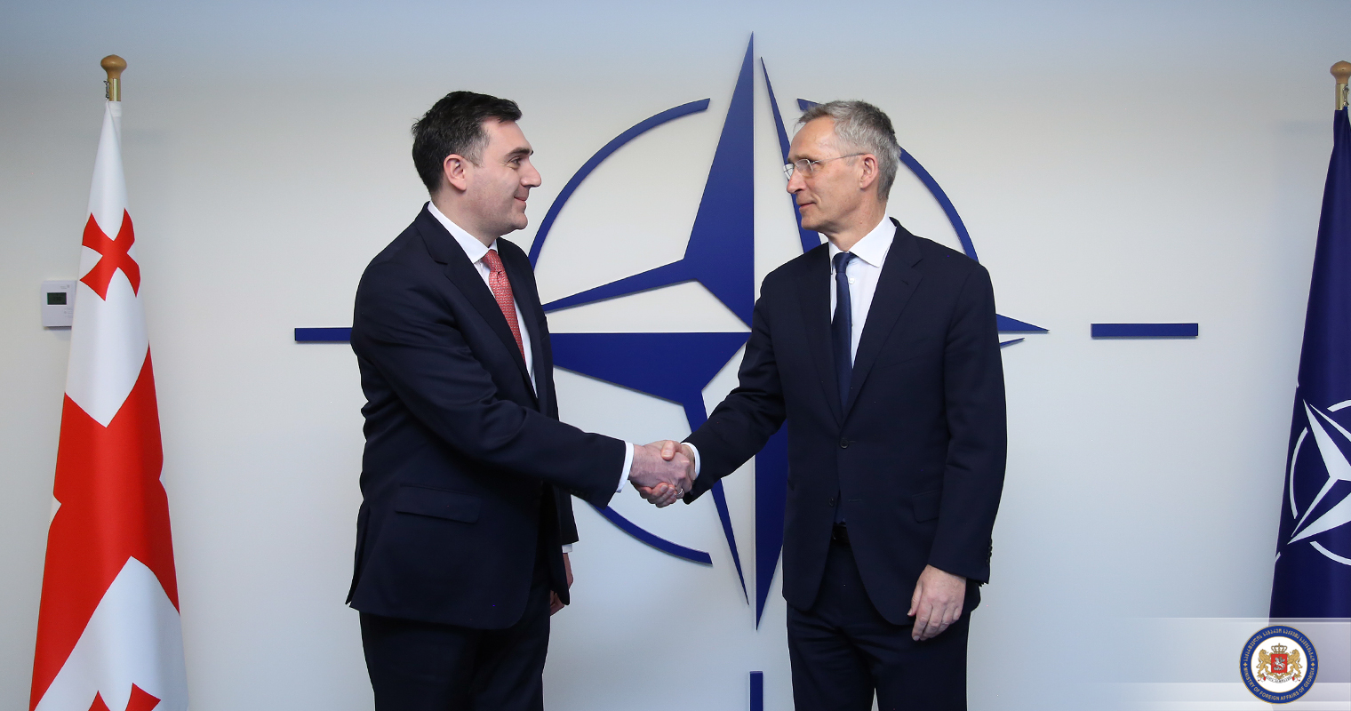 ილია დარჩიაშვილი იენს სტოლტენბერგს შეხვდა