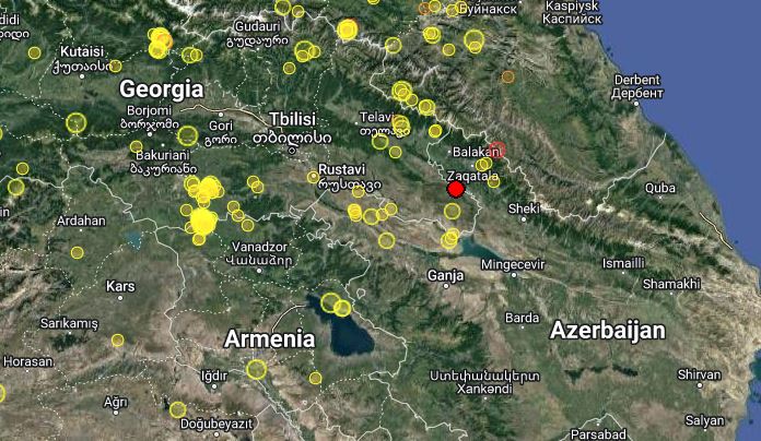 საქართველოში მიწისძვრა მოხდა