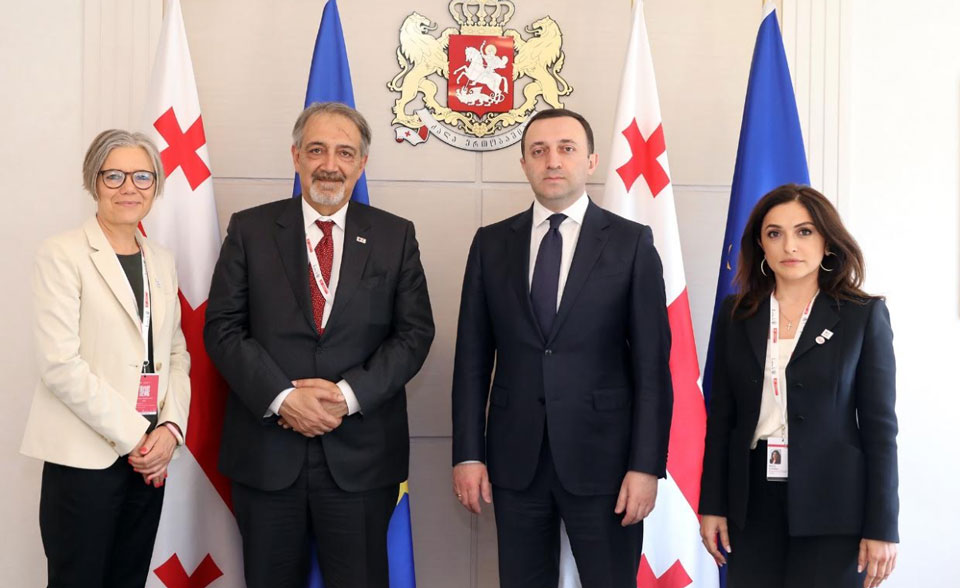 ირაკლი ღარიბაშვილი წითელი ჯვრისა და წითელი ნახევარმთვარის საზოგადოებათა საერთაშორისო ფედერაციის პრეზიდენტს შეხვდა