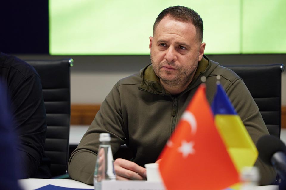 უკრაინის პრეზიდენტის ოფისის ხელმძღვანელი თურქეთის პრეზიდენტის მთავარ მრჩეველს შეხვდა