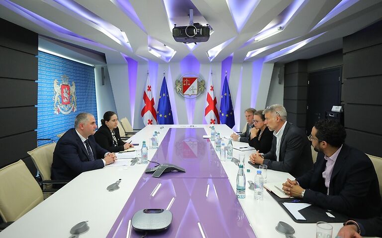 ფინანსთა მინისტრი ლაშა ხუციშვილი მსოფლიო ბანკის დელეგაციას შეხვდა