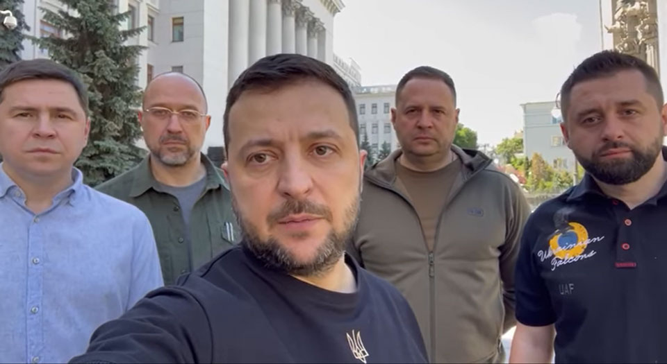 ვოლოდიმირ ზელენსკი - უკვე 100 დღეა, ვიცავთ უკრაინას, გამარჯვება ჩვენია