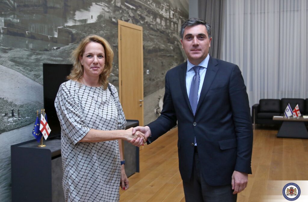 ილია დარჩიაშვილი ისრაელის სახელმწიფოს ახლად დანიშნულ ელჩს, ჰადას ესტერ მეიტცადს შეხვდა