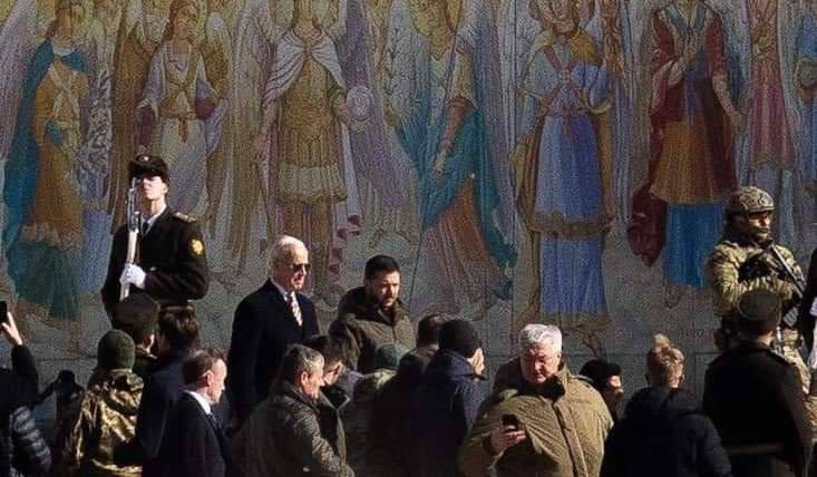 ვოლოდიმირ ზელენსკი ჯო ბაიდენს - კეთილი იყოს თქვენი მობრძანება კიევში!
